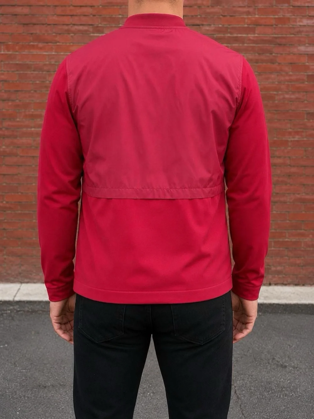 Nike Jordan BrandOklahomaSoonersOU Crimson Full ZipJacketBomberMen Size Large